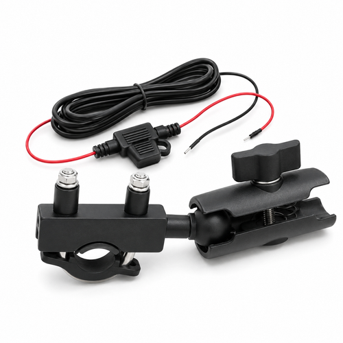 Spare Handlebar Mount + Power Cable