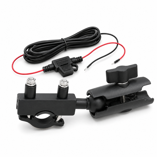 Spare Handlebar Mount + Power Cable